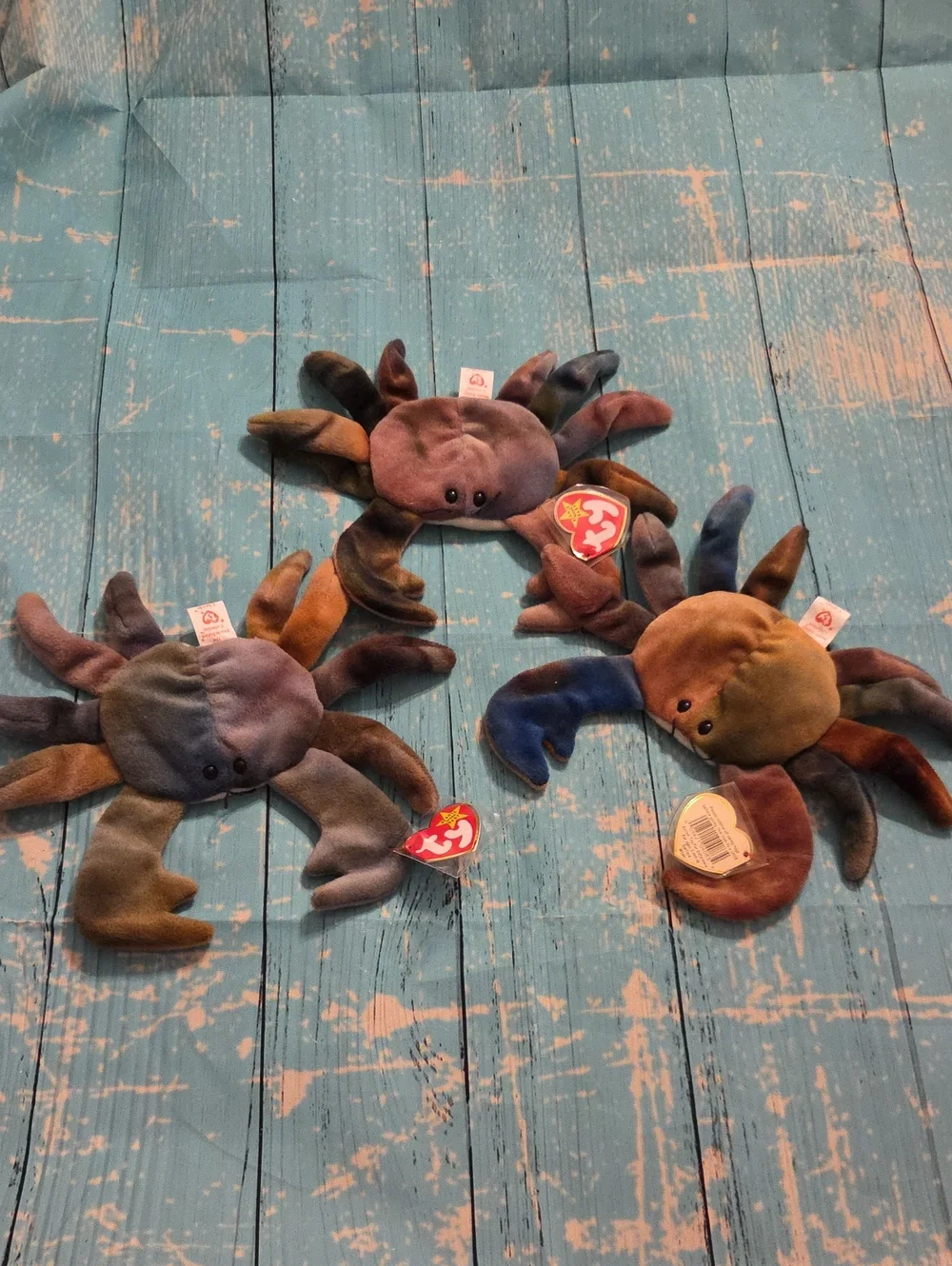 Ty Claude Beanie Baby Trio